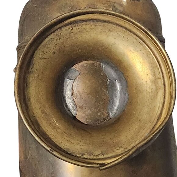 Antique Vintage Brass Coal Scuttle with Handle Mini 8 inches - Picture 6 of 14